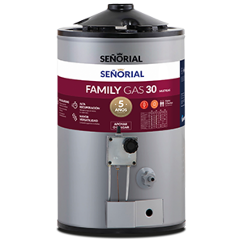Termotanque Señorial Family Gas 30L